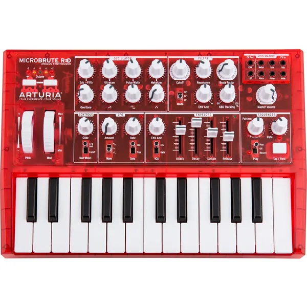 Sintetizador analógico Arturia MicroBrute Red edición especial