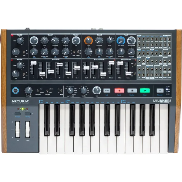 Arturia MiniBrute 2 Sintetizador analógico monofónico semimodular con Patchbay de 48 puntos