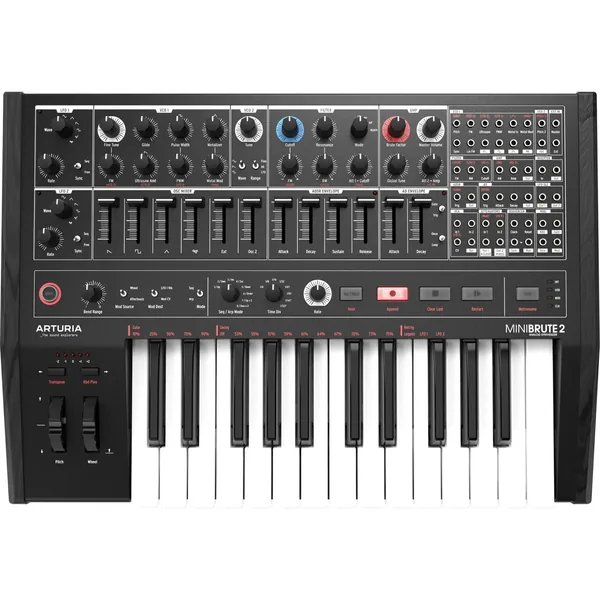Arturia MiniBrute 2 Special Edition Noir Sintetizador analógico monofónico semimodular (negro)