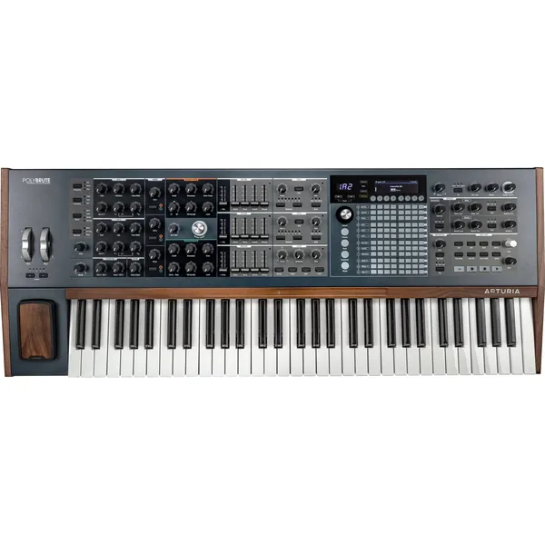 Sintetizador analógico de matriz morphing Arturia PolyBrute (gris azul)