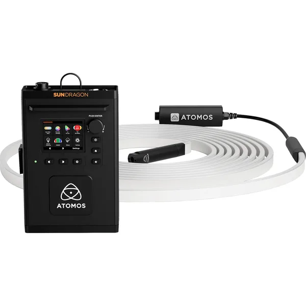 Atomos Sun Dragon LED tira de luz de cuerda con difusor (16′, blanco)