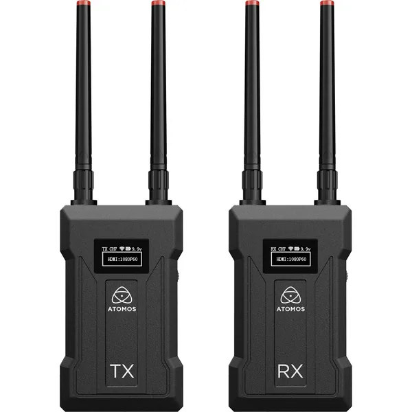 Conjunto de transmisor y receptor de vídeo inalámbrico Atomos TX 4K/HD