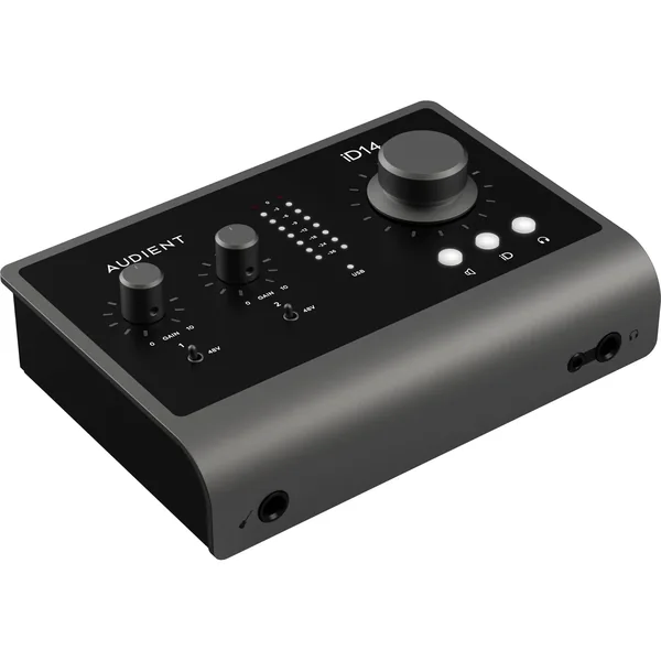 Interfaz de audio USB tipo C de escritorio Audient iD14 MKII 10×6