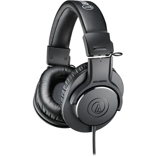Audio-Technica AT2040USB Kit de micrófono USB dinámico para podcast con auriculares y brazo de transmisión