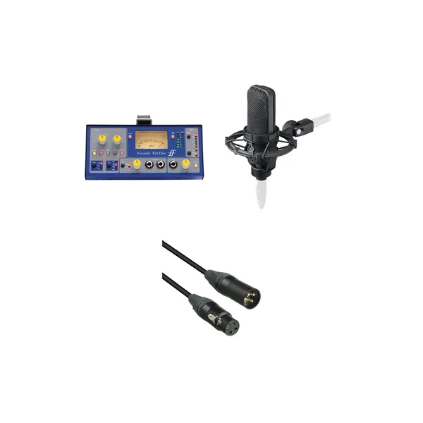 Audio-Technica AT4040 Micrófono de condensador con preamplificador y kit de cables