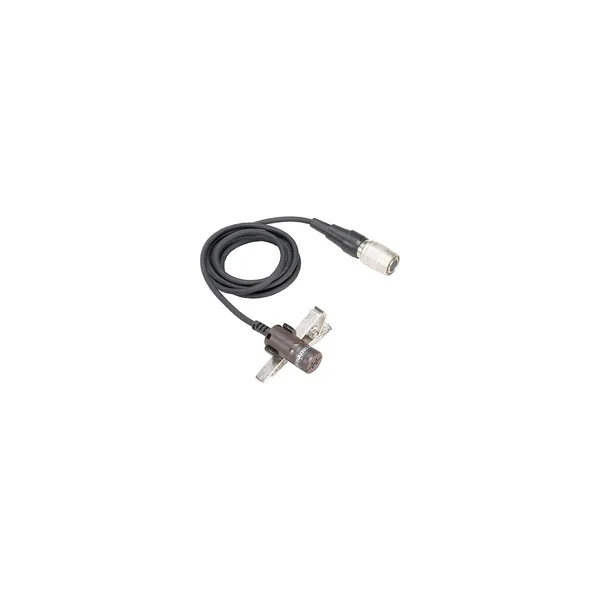 Audio-Technica AT829cW Micrófono de condensador cardioide Lavalier (negro, conector Hirose de 4 pines con bloqueo)