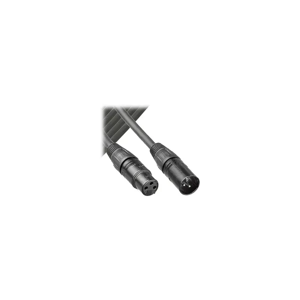 Audio-Technica AT8314 Cable de micrófono premium (10′, negro)