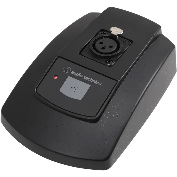 Audio-Technica AT8699R Soporte de escritorio para micrófono con interruptor para micrófonos de cuello de cisne