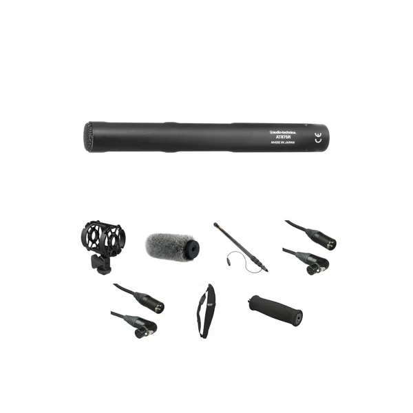 Audio-Technica AT875R Kit de grabación de ubicación de micrófono de cañón corto
