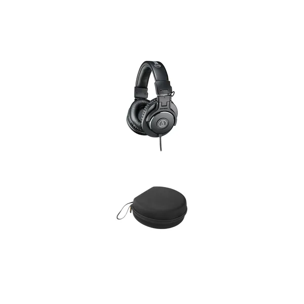 Kit de estuche y auriculares para monitor Audio-Technica ATH-M30x