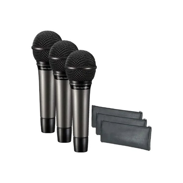 Audio-Technica ATM510 Micrófono dinámico cardioide de mano (paquete de 3)