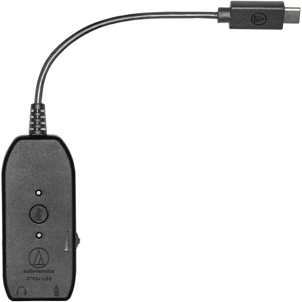Adaptador de audio Audio-Technica ATR2x-USB de 3,5 mm a USB 2.0 tipo C