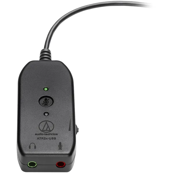 Adaptador de audio Audio-Technica ATR2x-USB de 3,5 mm a USB 2.0 tipo C