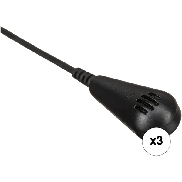 Audio-Technica ATR4650-USB Micrófono USB de condensador omnidireccional (paquete de 3)
