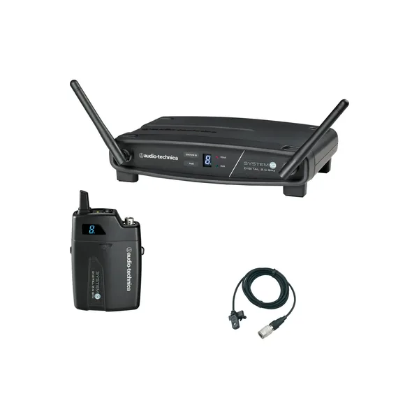 Audio-Technica ATW-1101/L System 10 Sistema de micrófono Omni Lavalier inalámbrico digital (2,4 GHz)