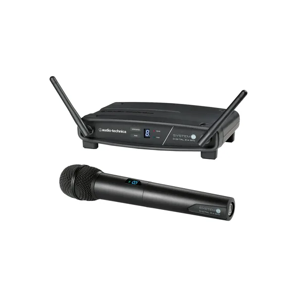 Audio-Technica ATW-1102 System 10 Sistema de micrófono de mano hipercardioide inalámbrico digital (2,4 GHz)