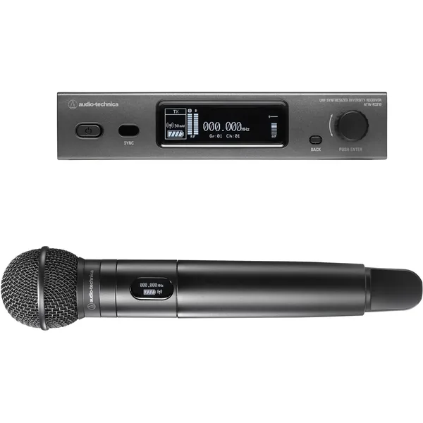 Audio-Technica ATW-3212/C510 Sistema de micrófono inalámbrico de mano serie 3000 con cápsula ATW-C510 (DE2: 470 a 530 MHz)