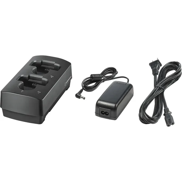 Audio-Technica ATW-CHG3AAD Paquete de carga inteligente de 2 bahías con ATW-CHG3A y adaptador de CA