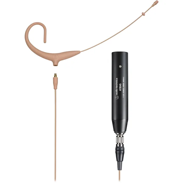 Audio-Technica BP892x-TH MicroSet Micrófono de diadema de condensador omnidireccional subminiatura (Beige)