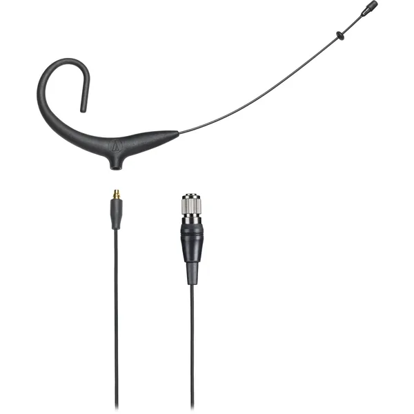 Audio-Technica BP892xCH Auricular omnidireccional y cable desmontable con conector cH (negro)