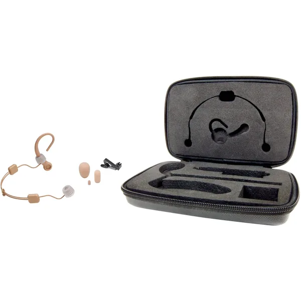 Audio-Technica BP892xCLM3-TH Auricular omnidireccional y cable desmontable con conector cLM3 (Beige)