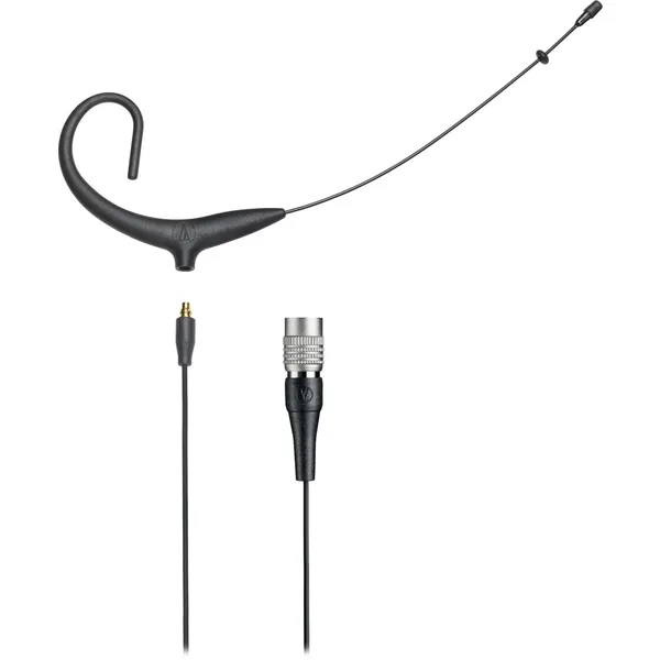 Audio-Technica BP892xCW Auricular omnidireccional y cable desmontable con conector cW (negro)