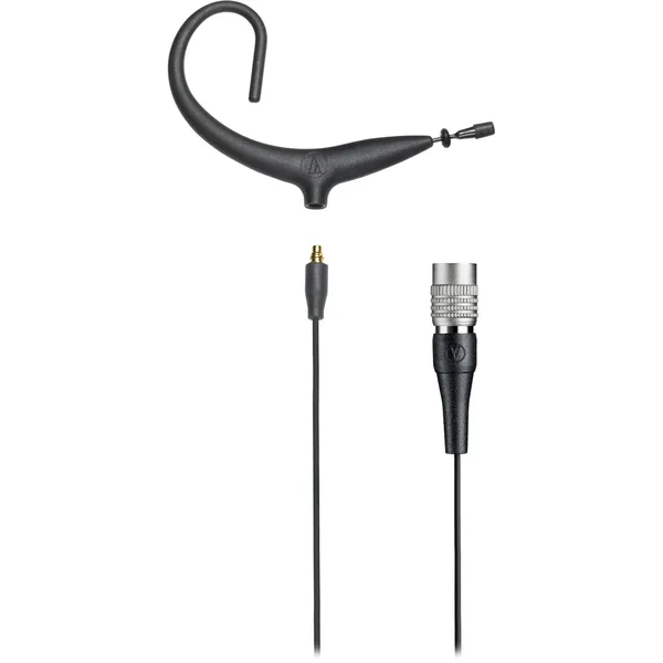 Audio-Technica BP893xCW Auricular omnidireccional y cable desmontable con conector cW (negro)