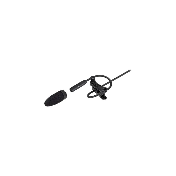 Audio-Technica BP898cT4 Micrófono Lavalier cardioide subminiatura (negro, conector TA4F)