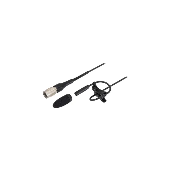 Audio-Technica BP898cW Micrófono Lavalier cardioide subminiatura (negro, conector estilo cW)