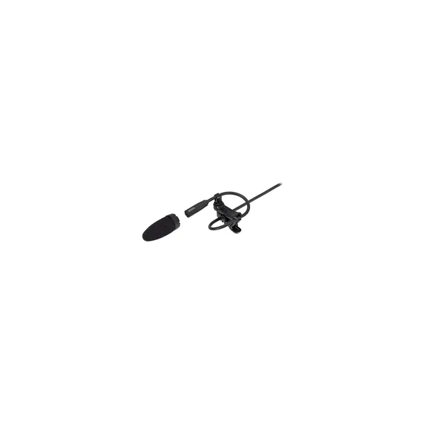 Audio-Technica BP899LcT4 Micrófono Lavalier omnidireccional subminiatura (negro, baja sensibilidad, conector TA4F)