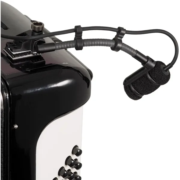 Audio-Technica Micrófono de condensador cardioide para instrumentos con sistema de montaje en superficie (cuello de cisne de 5″)
