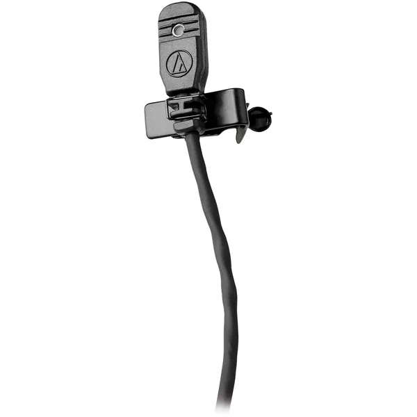 Audio-Technica MT830cH Micrófono Lavalier omnidireccional inalámbrico (negro, conector Hirose estilo cH de 4 pines)