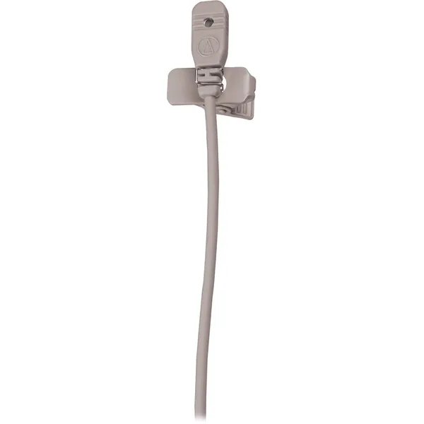 Audio-Technica MT830cH-TH Micrófono Lavalier omnidireccional inalámbrico (Teatro-Beige, conector Hirose estilo cH de 4 pines)