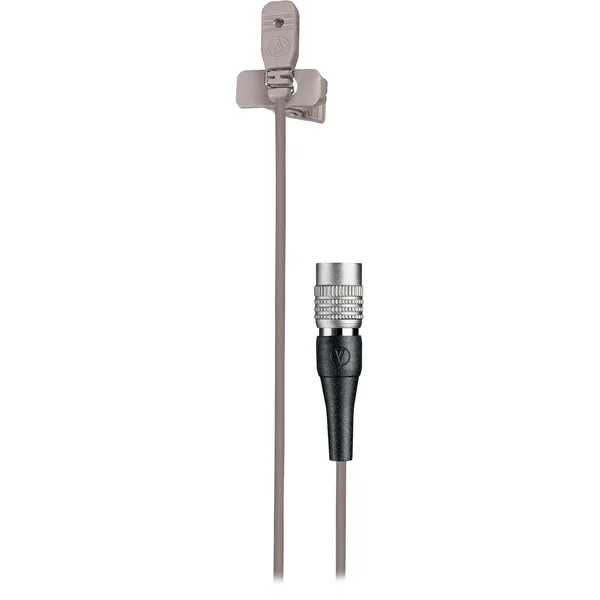 Audio-Technica MT830cW-TH Micrófono Lavalier omnidireccional inalámbrico (Teatro-Beige, conector Hirose de 4 pines)