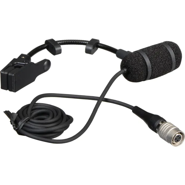 Micrófono de clip de condensador cardioide Audio-Technica PRO 35cW con conector estilo cW