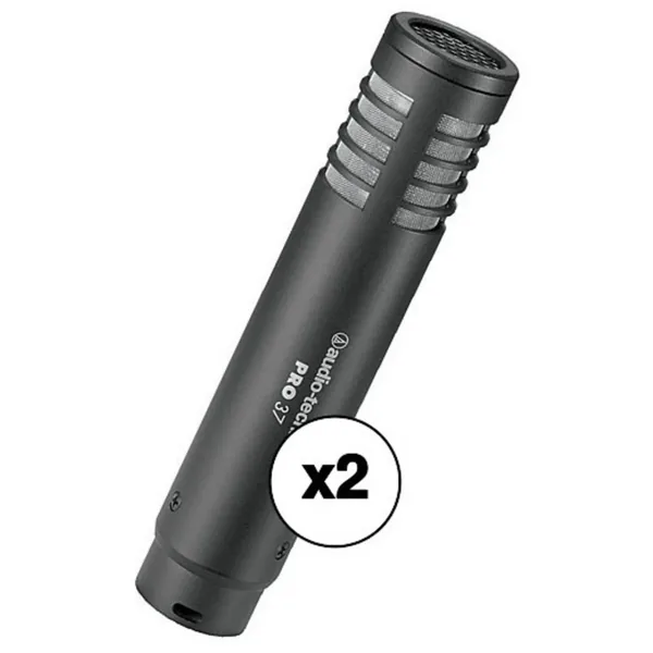 Audio-Technica Pro 37 Micrófono de condensador de diafragma pequeño (par)