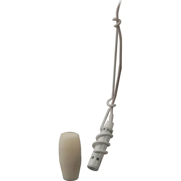 Audio-Technica Pro Micrófono colgante de condensador cardioide de 45 W (blanco)