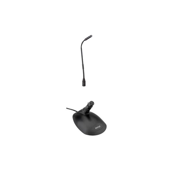 Audio-Technica PRO-49Q Kit económico de micrófono de cuello de cisne de montaje rápido y condensador cardioide con base de escritorio (13″)
