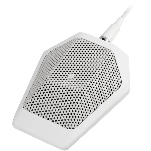 Audio-Technica U851RWb Micrófono de superficie de condensador cardioide (blanco)