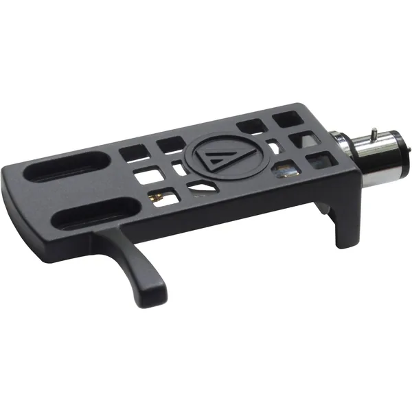 Audio-Technica Cabezal universal para cartucho de tocadiscos de 4 pines (negro)