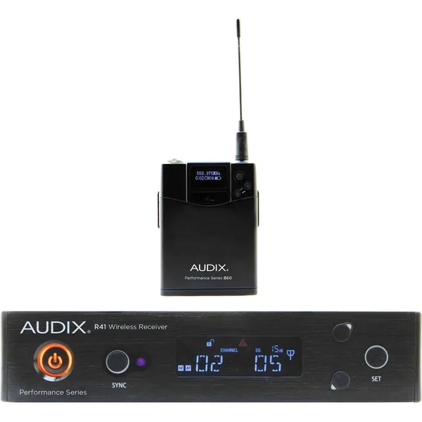 Sistema inalámbrico de petaca monocanal Audix AP41 Performance Series (554 a 586 MHz)