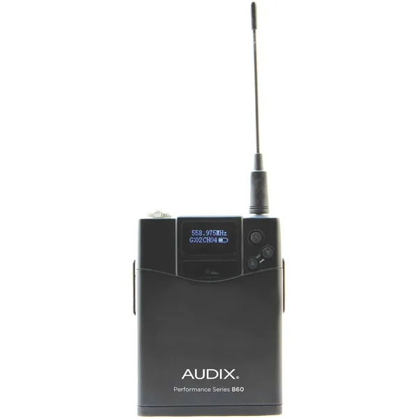 Transmisor de petaca Audix B60 Performance Series (522 a 586 MHz)