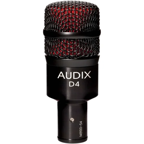 Micrófono dinámico hipercardioide para batería e instrumento Audix D4