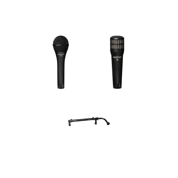 Kit de micrófonos para voz y guitarra Audix OM2 e i5