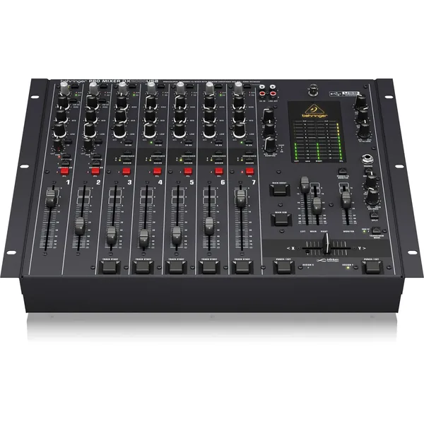 Behringer DX2000USB Mezclador de DJ profesional de 7 canales con crossfader INFINIUM VCA e interfaz de audio/USB