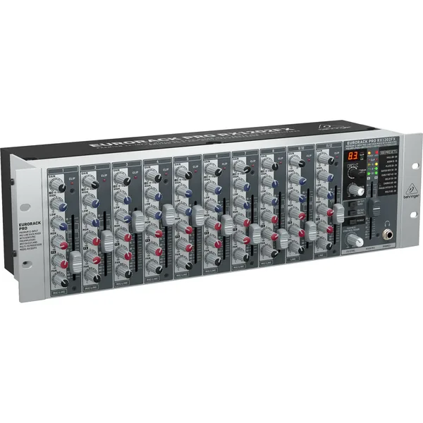 Behringer Eurorack Pro RX1202FX Mezclador de montaje en rack con efectos