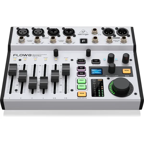 Behringer FLOW 8 Mezclador Digital con Audio y Control Bluetooth