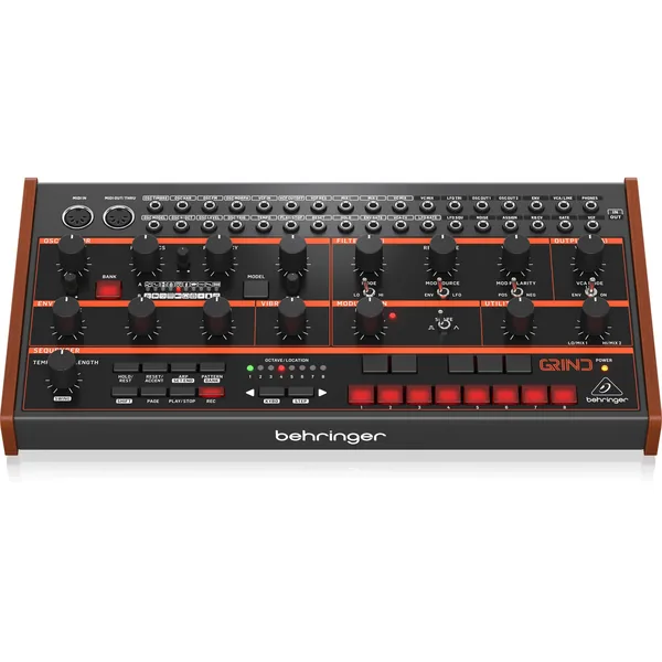 Sintetizador semimodular híbrido GRIND de Behringer
