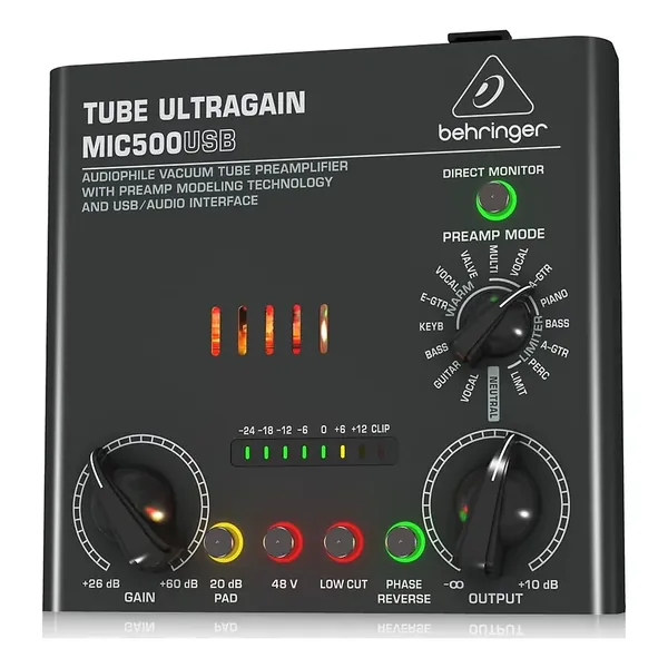 Behringer MIC500USB Tube Ultragain-Img-169927