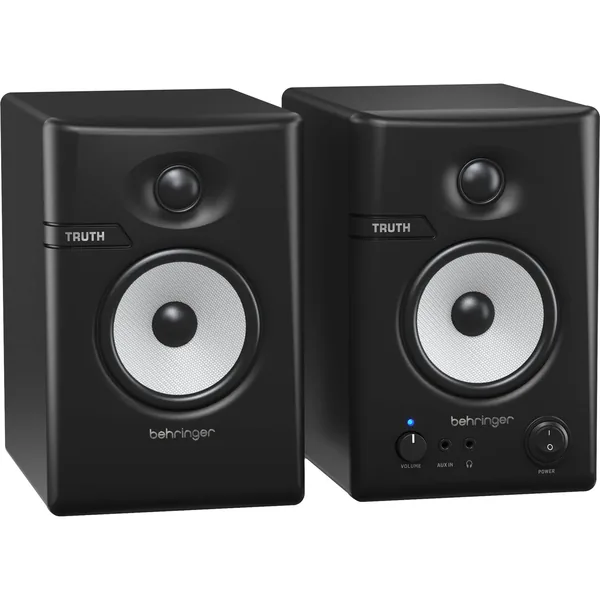 Monitores de estudio Behringer TRUTH 3.5 BT con Bluetooth y guía de ondas avanzada (negro, par)